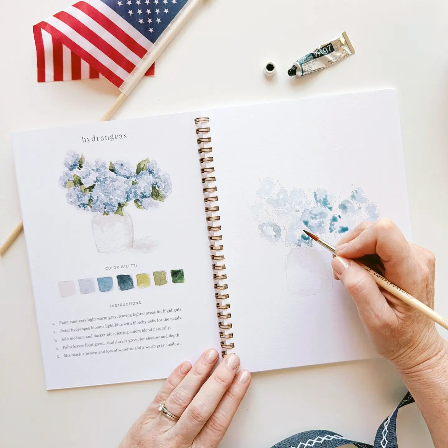 Watercolor Workbook | Americana
