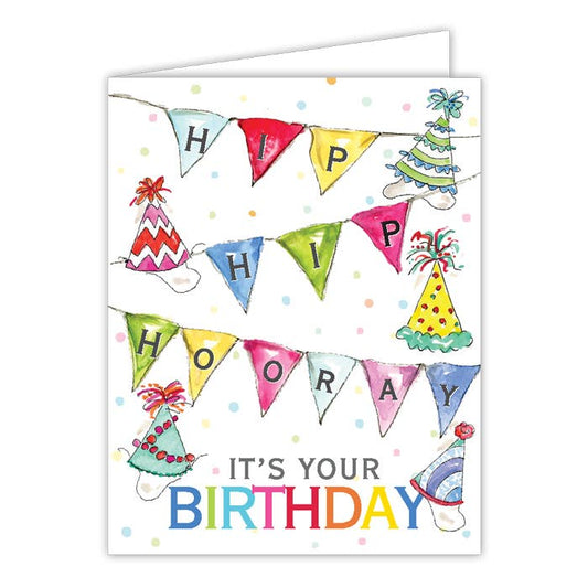 Greeting Card | Birthday | Hip Hip Hooray!