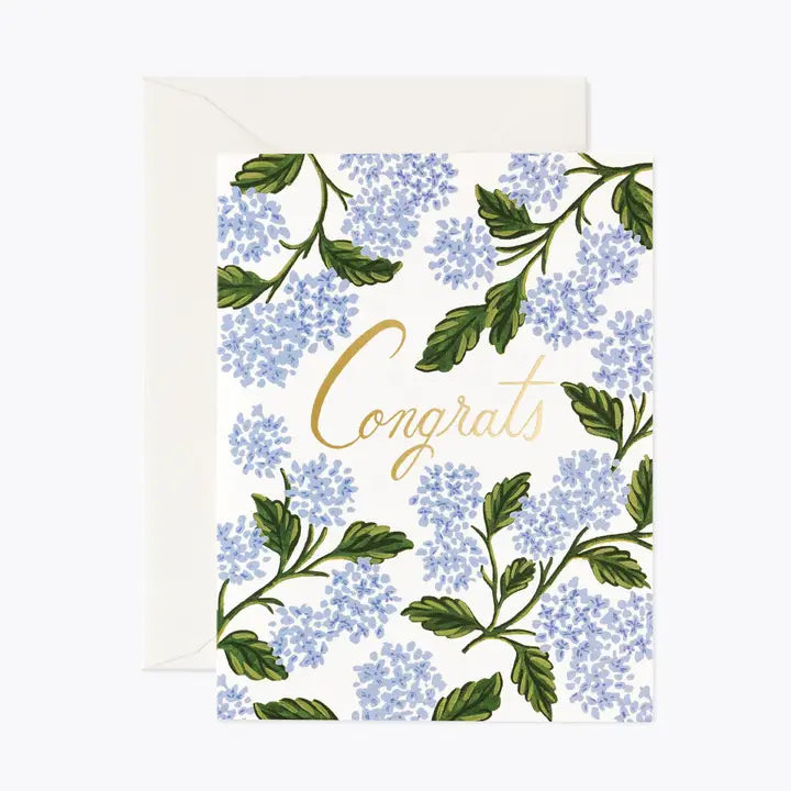 Greeting Card | Hydrangea Congrats