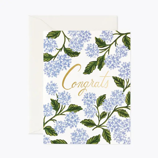 Greeting Card | Hydrangea Congrats