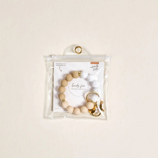 Keychain Wristlet | Oatmilk Latte