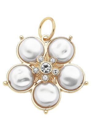 Charm | Coin Pearl Flower