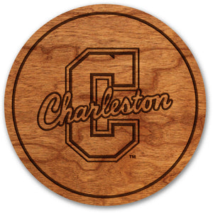 College of Charleston "C" Cherry  Coaster