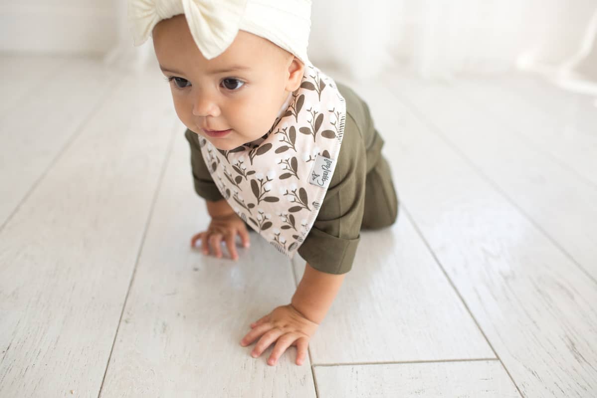 Baby Bandana Bib Set | Olive