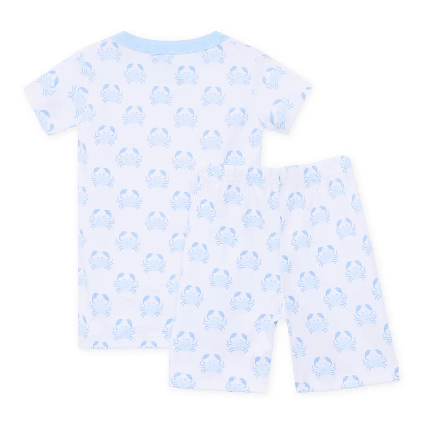 Little Crawlers Short Pajamas | Light Blue