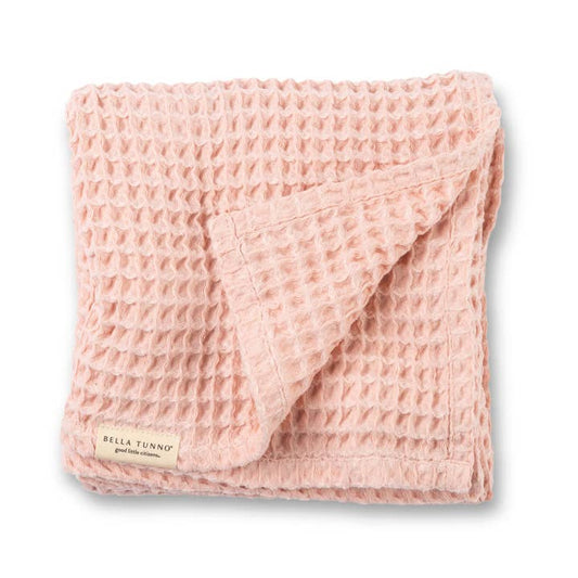 Waffle Baby Blanket | Blush Pink