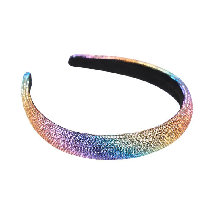 Crystal Puff Headband | Multi-Colored