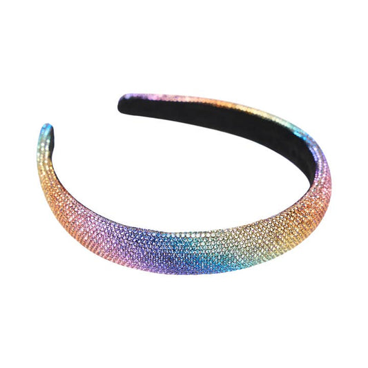 Crystal Puff Headband | Multi-Colored