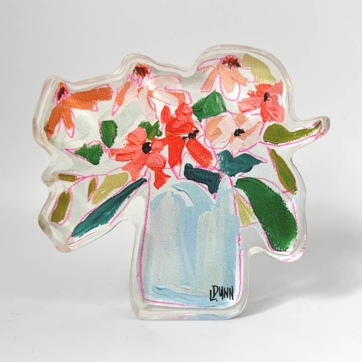 Large Acrylic Bloom Block | Wildflowers