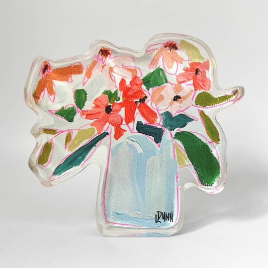 Large Acrylic Bloom Block | Wildflowers