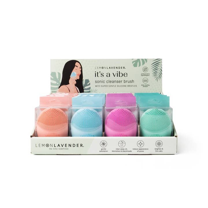Lemon Lavender Cleanser Brush | It's A Vibe | Assorted Colors