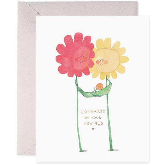New Baby Greeting Card | New Bud