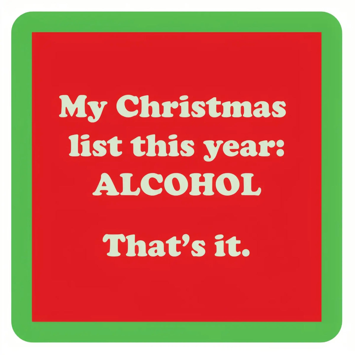 Coaster | Christmas List