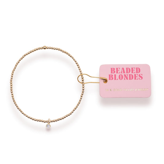 Birthstone Charm Bracelet | April