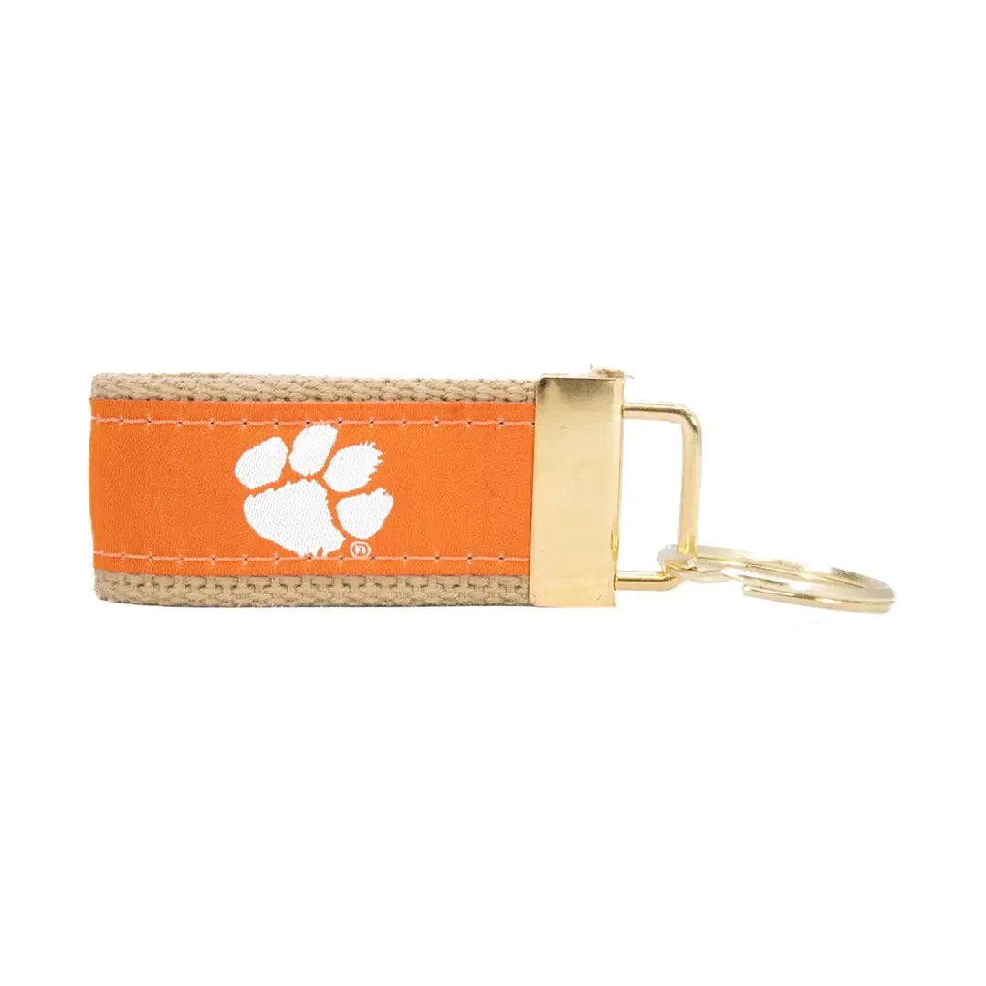 Woven Ribbon Keychain | Clemson