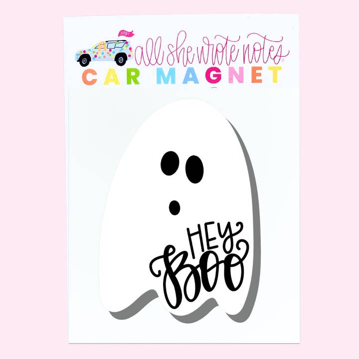 Car Magnet | Hey Boo Ghost