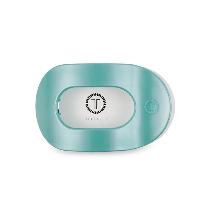 Teleties | Totally Turquoise | Flat Round Clip | Assorted Sizes