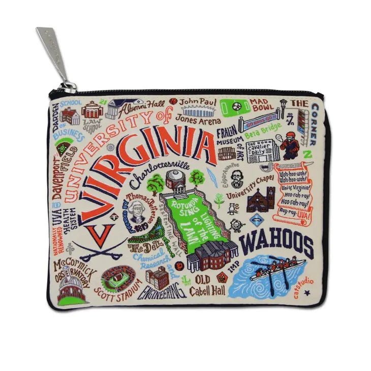 Virginia University Collegiate Zip Pouch