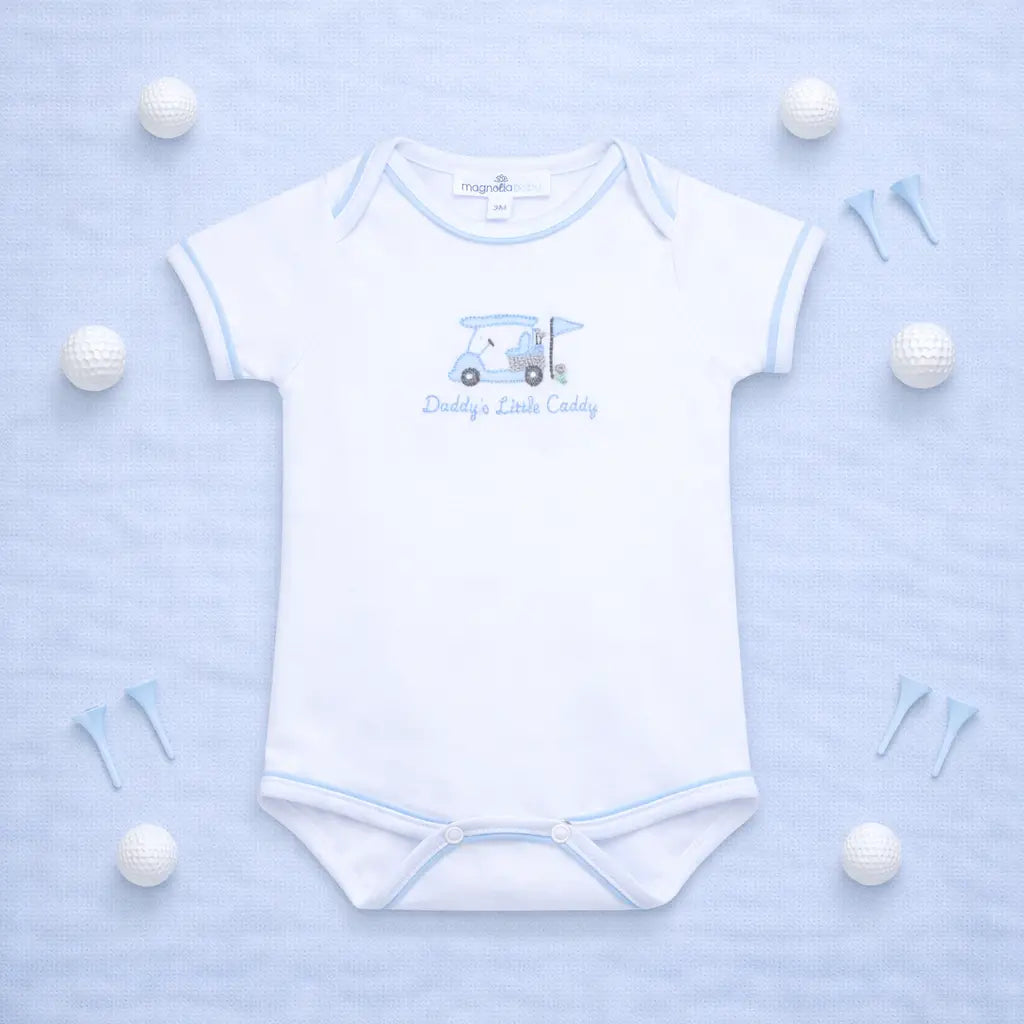 Little Golfer Bodysuit | Light Blue