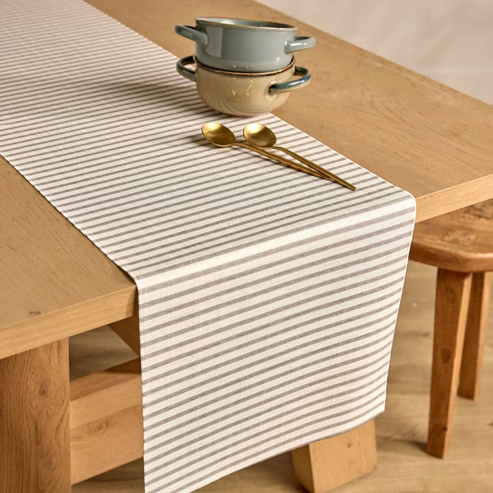 Table Runner | Stone Stripe