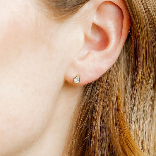 Screwback Stud Earrings | Paloma Pear Gold