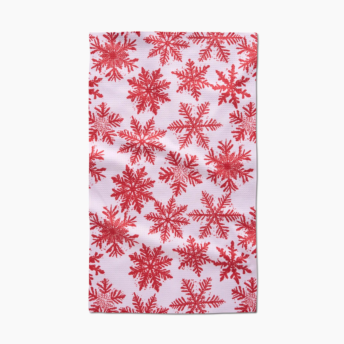 Tea Towel | Snowy Days Red