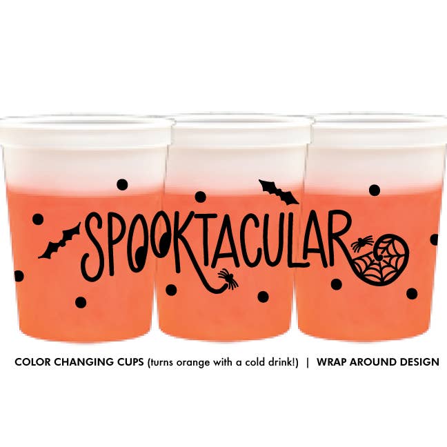 Stadium Cups & Lid/Straws | Spooktacular