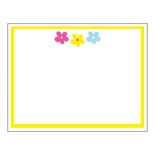 Sweet Flowers Flat Stationery