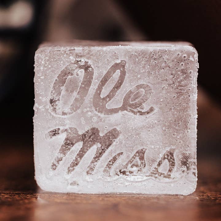 Ole Miss Script Ice Mold