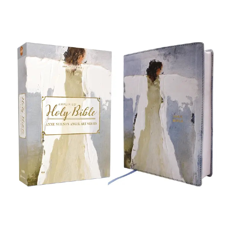 Amplified Bible Anne Neilson Angel Art | Leathersoft Blue