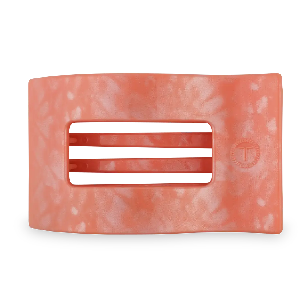 Teleties Flat Rectangle Hair Clip | Dreamsicle | Assorted Sizes