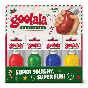 Goolala Christmas Squishies Jingle Bulb | Assorted Colors
