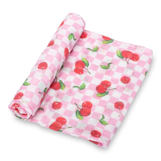 Muslin Swaddle Blanket | Cherry On Top