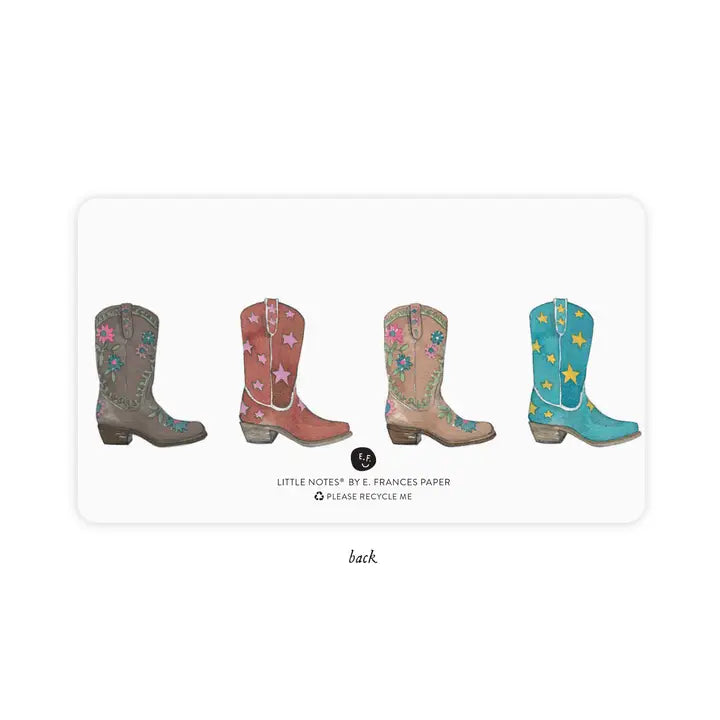 Little Notes | Cowboy Boot