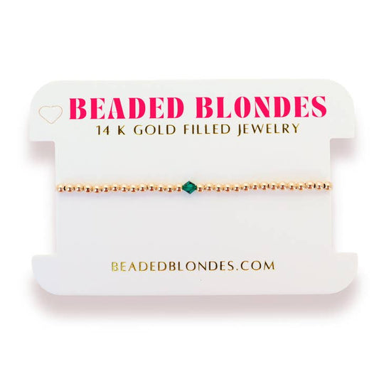 Birthstone Swarovski Crystal Bracelet | May