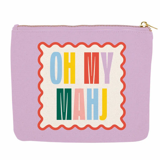 Zipper Canvas Pouch | Oh My Mahj