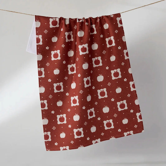 Tea Towel | Cider Mill Clay Red