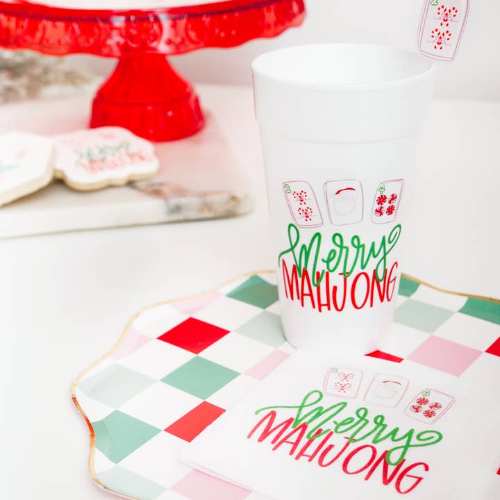Cocktail Napkins | Merry Mahjong
