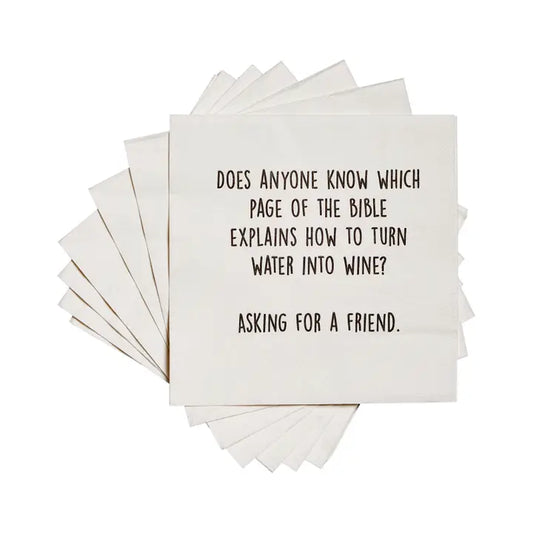 Cocktail Napkins | Which Page of the Bible?