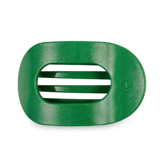 Teleties Flat Round Clip | Shamrock Shimmer | Assorted Sizes