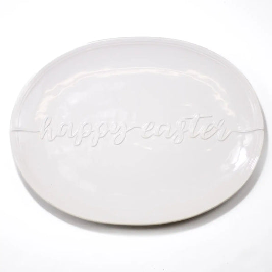 Easter Embossed Oval Platter
