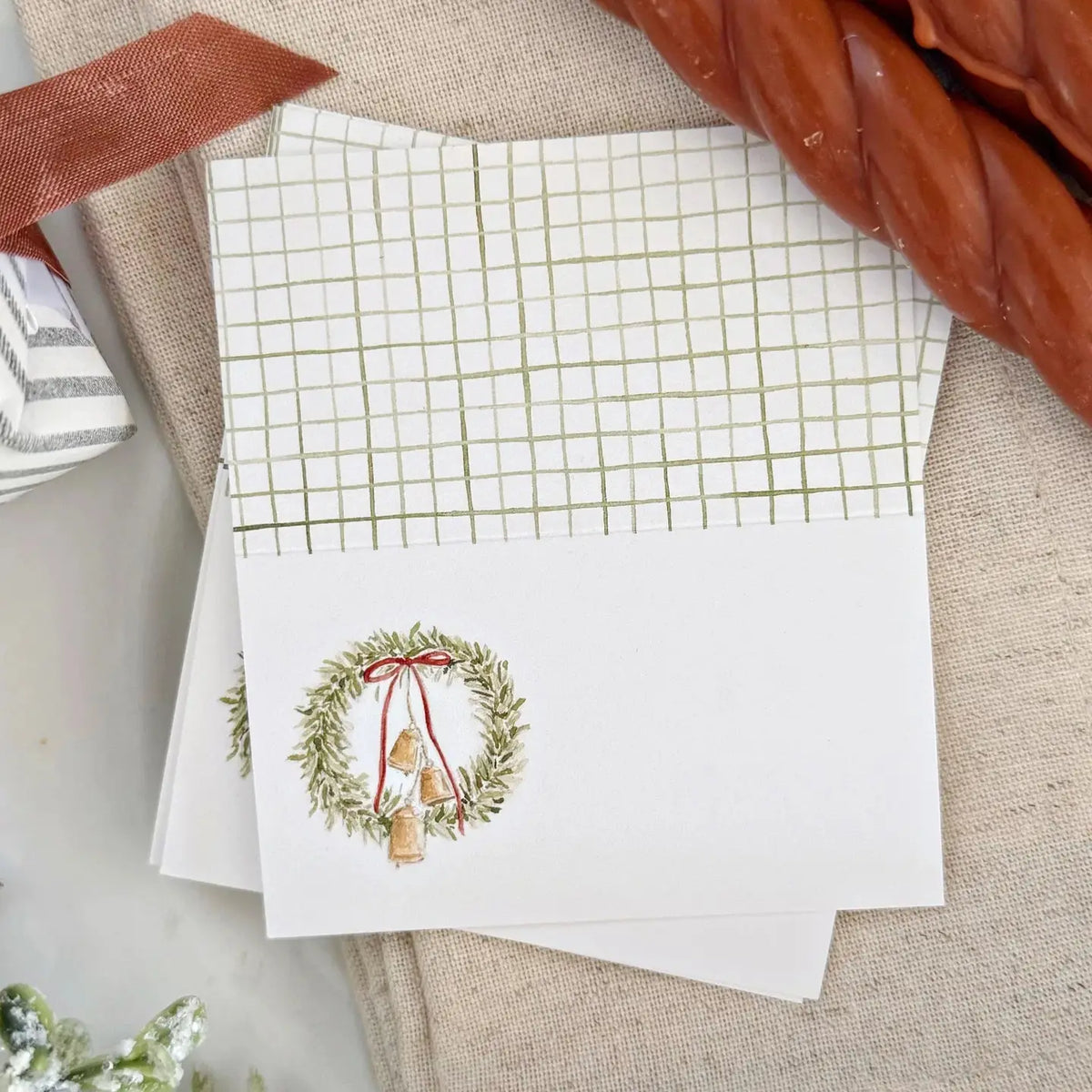 Bell Wreath Place Cards