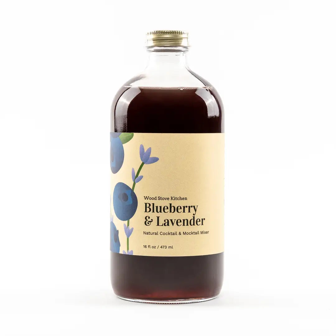 Blueberry and Lavender Cocktail Mixer and Mocktail Mixer