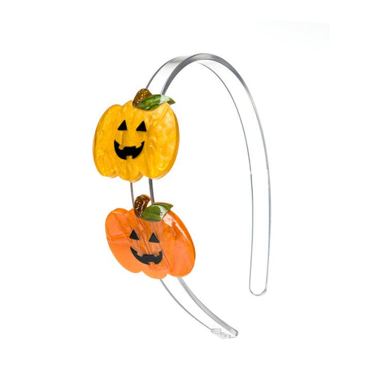 Acrylic Headband - Double Pumpkins