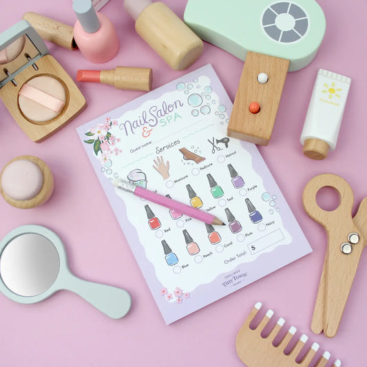 Inklings Tiny Town Play Notepad | Nail Salon & Spa