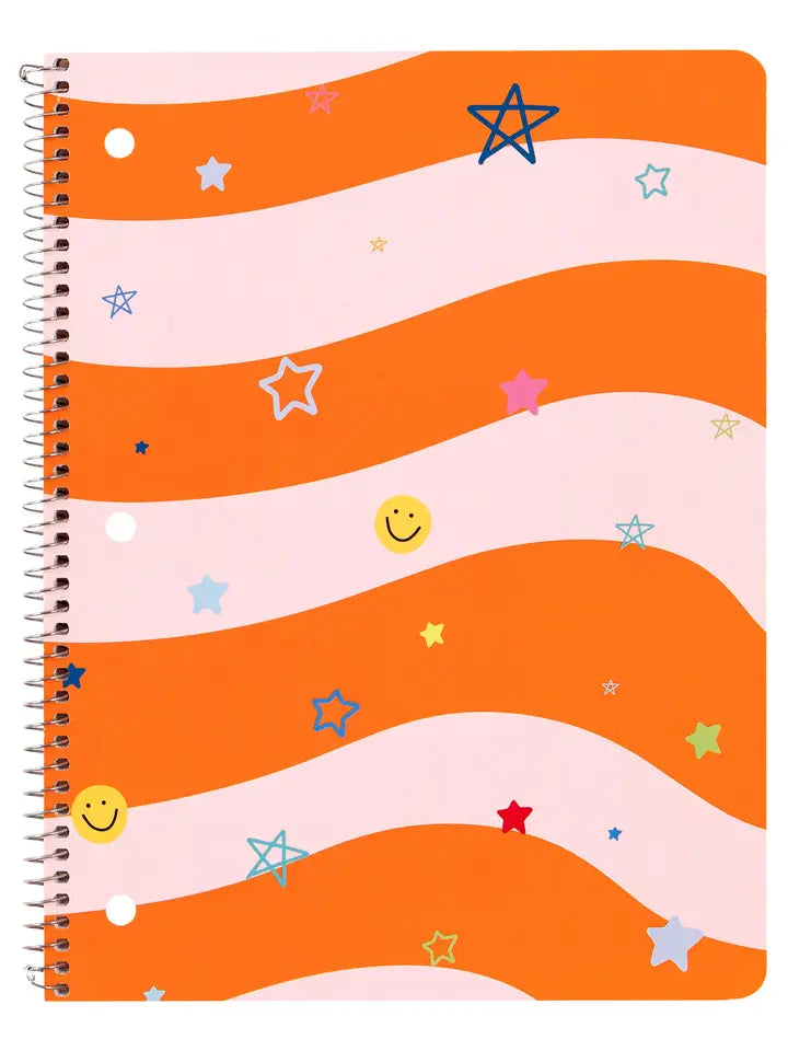 Spiral Notebook | Wavy Icons
