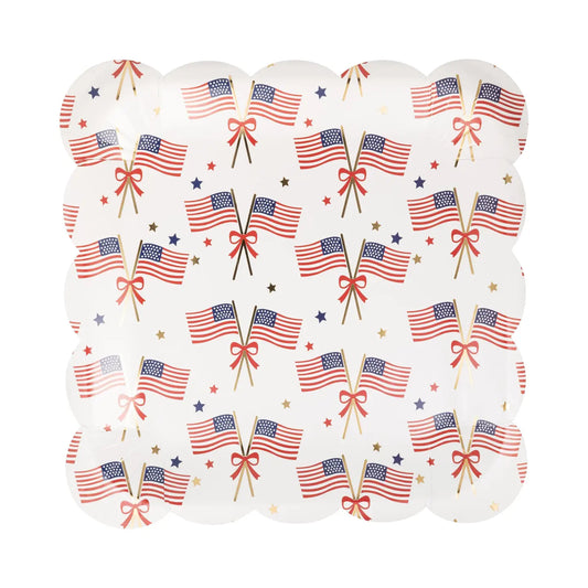 Flag Square Plates