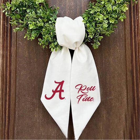 Embroidered Logo Wreath Sash | Alabama