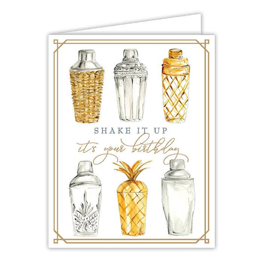 Greeting Card | Birthday | Cocktail Shakers