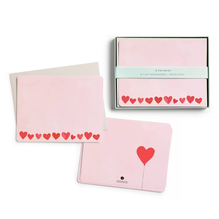 Flat Note Set | Blush Mini Hearts